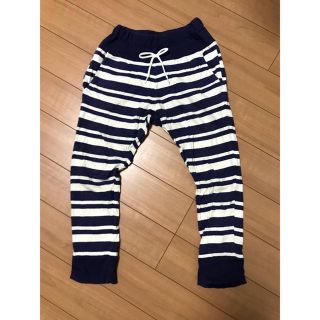 ジャンクストアー(JUNK STORE)のJUNKSTORE ボーダー サルエルパンツ 130cm (パンツ/スパッツ)