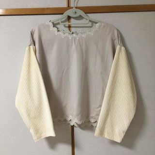 クリスプ(Crisp)のスカラップ刺繍ブラウス(シャツ/ブラウス(長袖/七分))