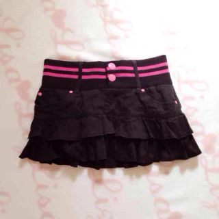 黒ピンクミニスカート♡(ミニスカート)