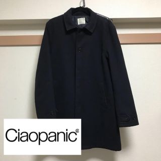 チャオパニック(Ciaopanic)のCIAOPANIC チャオパニック ステンカラーコート ウール ブラック(ステンカラーコート)