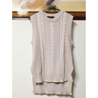 ダブルクローゼット(w closet)のw closet ニットベスト(ベスト/ジレ)