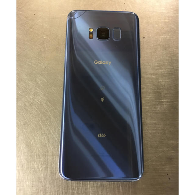 【SIMロック解除済】au Galaxy S8 SCV36  コーラルブルー