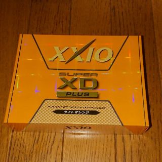 ダンロップ(DUNLOP)の新品 XXIO SUPER XD PLUS ゴルフボール1ダース ライトオレンジ(その他)