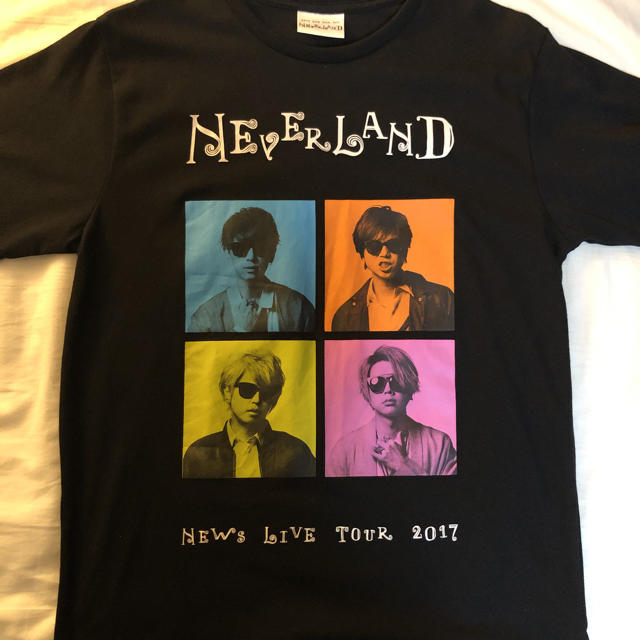 NEWS(ニュース)のNEWS Tシャツ Neverland エンタメ/ホビーのタレントグッズ(アイドルグッズ)の商品写真