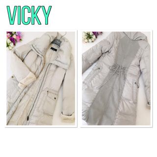 ビッキー(VICKY)のVICKY ダウン コート フェイク ムートン ファー(ダウンコート)