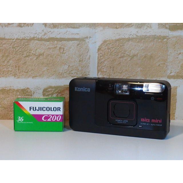KONICA MINOLTA(コニカミノルタ)のBIG mini ビックミニ フィルムカメラ 実用品 フィルム付 スマホ/家電/カメラのカメラ(フィルムカメラ)の商品写真