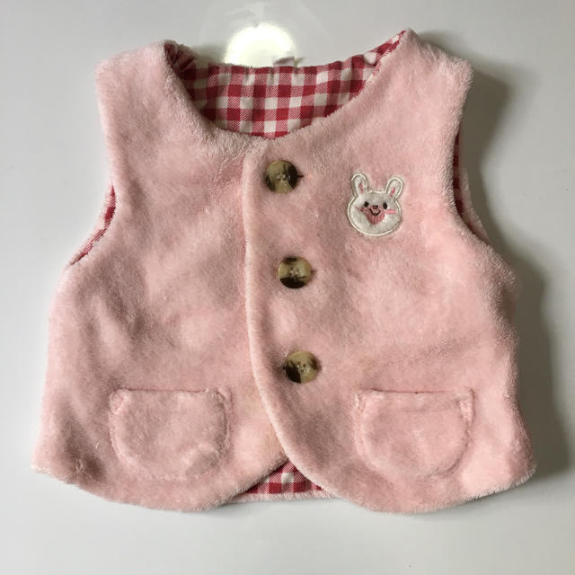 baby あったかベスト キッズ/ベビー/マタニティのベビー服(~85cm)(その他)の商品写真