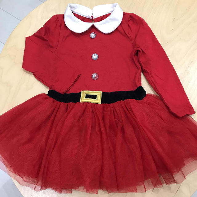 トイザらス(トイザラス)の子供サンタクロース90cm キッズ/ベビー/マタニティのキッズ服女の子用(90cm~)(ワンピース)の商品写真