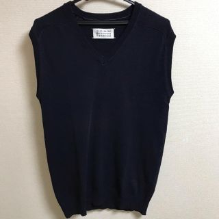 マルタンマルジェラ(Maison Martin Margiela)のMaison Martin Margiela knit vest navy(ニット/セーター)