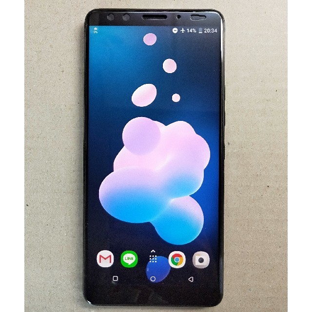 【超美品】HTC U12+ トランスルーセント ブルー 青国内版simフリー