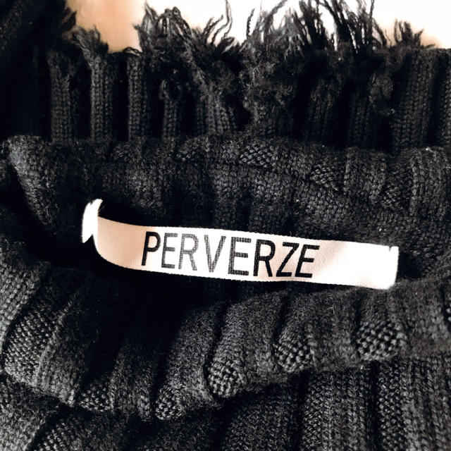 パーバーズ PERVERZE クラッシュニット タートルトップス