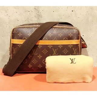 ルイヴィトン(LOUIS VUITTON)の【良品】ルイ・ヴィトン（モノグラム）リポーターPM　男女兼用　斜め掛けOK！(ショルダーバッグ)