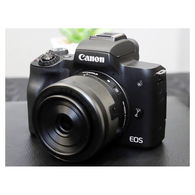 お値引き！美品】Canon EOS kiss M ブラック 標準レンズ