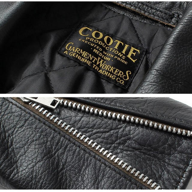 COOTIE - ☆美品 COOTIE 3rd St Leather ライダース オマケ付き COOTIE - ☆美品 COOTIE 3rd St Leather ライダース オマケ付き