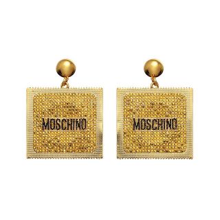 モスキーノ(MOSCHINO)のH&MOSCHINO ♡ ゴールドメッキクリップイヤリング(イヤリング)