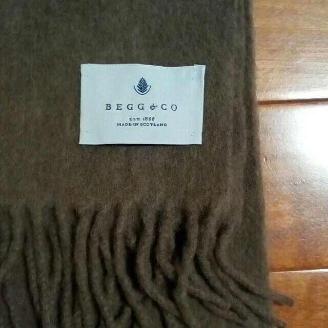 レディース値下げしました☆BEGG&CO ストール ブラウン