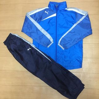 プーマ(PUMA)のプーマ  ウインドブレイカー上下 160 美品(ウェア)