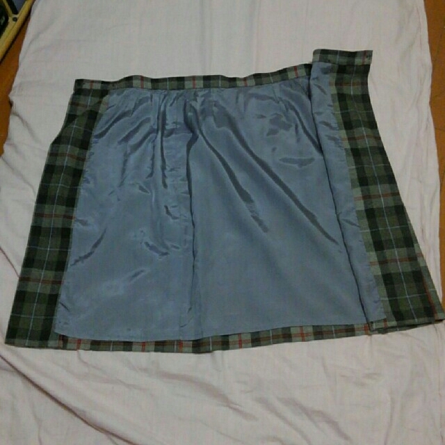 チェック巻きスカート レディースのスカート(その他)の商品写真