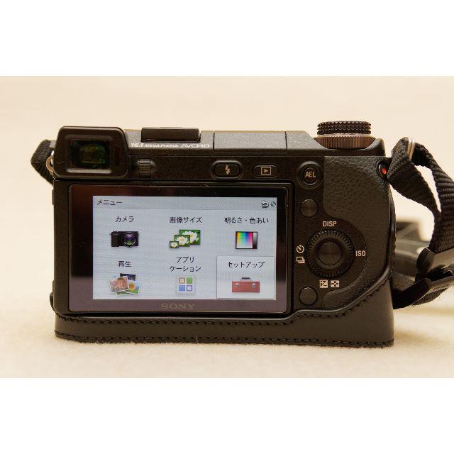 SONY NEX-6ボディ 本革カメラケース付き SONY NEX-6ボディ 本革カメラケース付き