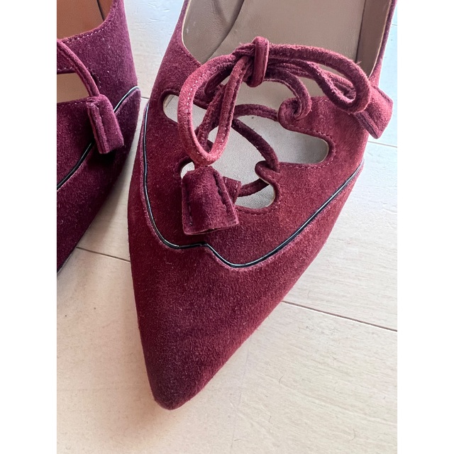 HERMES エルメス ボルドーパンプスSEMELLE CU IR 36 2/1 HERMES エルメス ボルドーパンプスSEMELLE CU IR 36 2/1