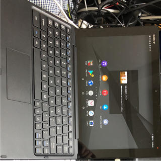 エクスペリア(Xperia)のSO-05G 希少キーボードケース付きxperia z4 tablet (タブレット)
