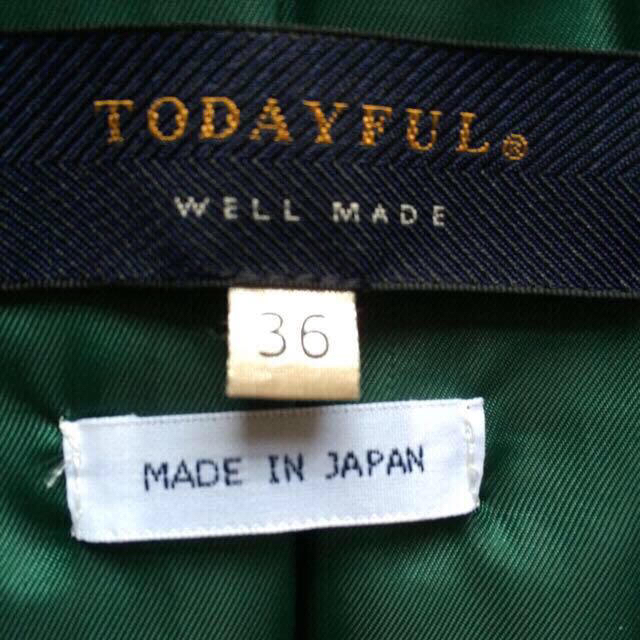 TODAYFUL(トゥデイフル)のTODAYFULウールPコート最終値下げ レディースのジャケット/アウター(ピーコート)の商品写真