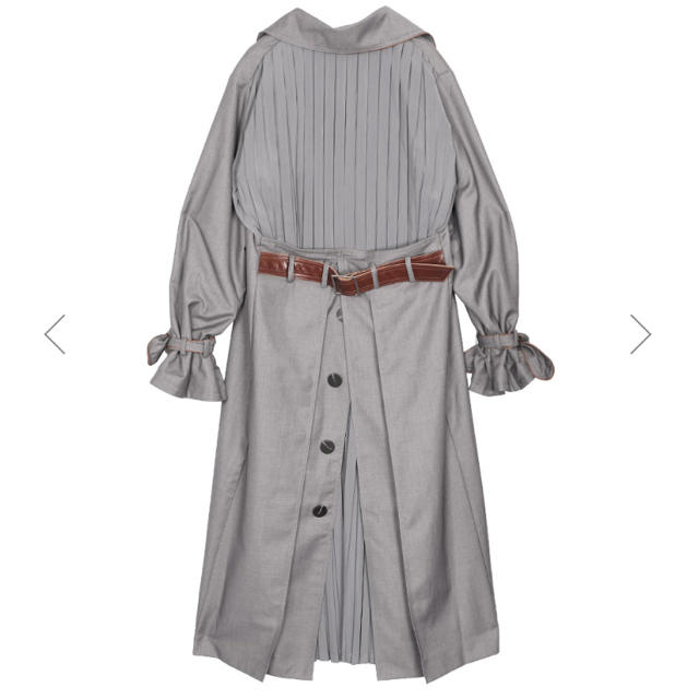 ブランドサイト 新品Ameri VINTAGE BACK PLEATS LAYERED COAT | www 