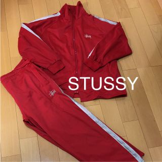 【超希少】stussy ストゥーシー 半袖ジャージ セットアップ 90s