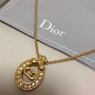 クリスチャンディオール(Christian Dior)のクリスチャンディオールネックレス箱付美品(ネックレス)