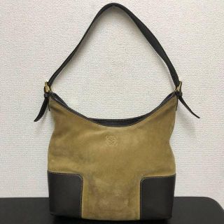 ロエベ(LOEWE)のロエベ　ショルダーバッグ　スエード　ベージュ(ショルダーバッグ)