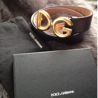 ドルチェアンドガッバーナ(DOLCE&GABBANA)のドルチェ＆ガッパーナ レザーベルト美品(ベルト)