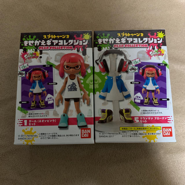 BANDAI(バンダイ)のスプラトゥーン2 きせかえギアコレクション エンタメ/ホビーのフィギュア(ゲームキャラクター)の商品写真