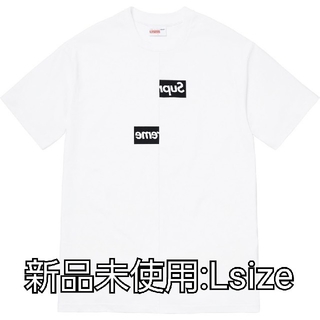 シュプリーム(Supreme)の【Lsize】Split Box Logo Tee(Tシャツ/カットソー(半袖/袖なし))