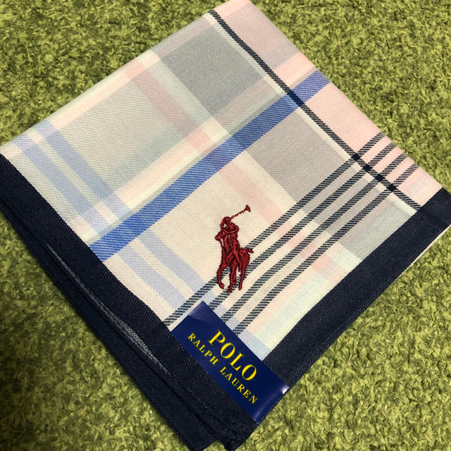 POLO RALPH LAUREN(ポロラルフローレン)のラルフローレン新品ハンカチ メンズのファッション小物(ハンカチ/ポケットチーフ)の商品写真