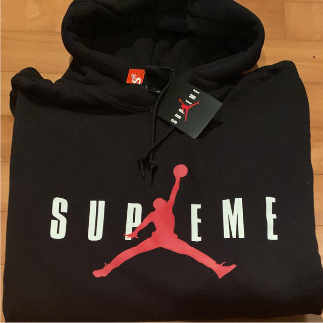 Supreme Jordan Hooded Sweatshirt Black L 1