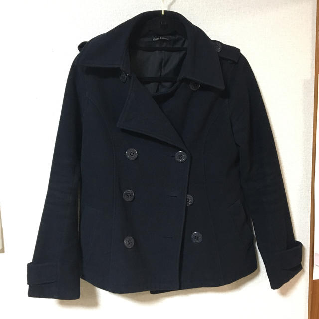 SPINNS(スピンズ)のPコート 紺色  レディースのジャケット/アウター(ピーコート)の商品写真
