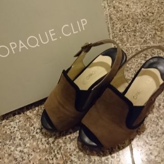 オペークドットクリップ(OPAQUE.CLIP)のOPAQUE CLIP/ウェッジサンダル(サンダル)