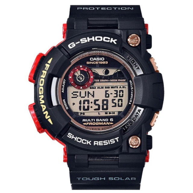 カシオ G-SHOCK FROGMAN 35周年記念 マグマオーシャン GWF-1035F-1JR ソーラー ステンレススティール メンズ CASIO  【時計】