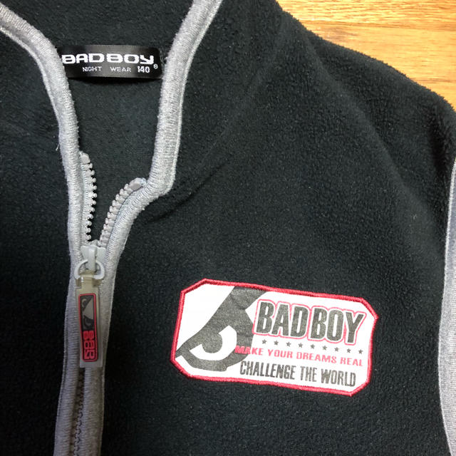 BADBOY(バッドボーイ)の男児 フリース ベスト キッズ/ベビー/マタニティのキッズ服男の子用(90cm~)(パジャマ)の商品写真