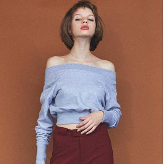 シールームリン(SeaRoomlynn)のjuemi  Heather Loose Neck Sweat  (トレーナー/スウェット)