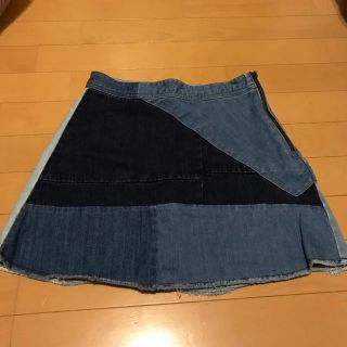 ザラ(ZARA)のZARA パッチワークスカート(ひざ丈スカート)