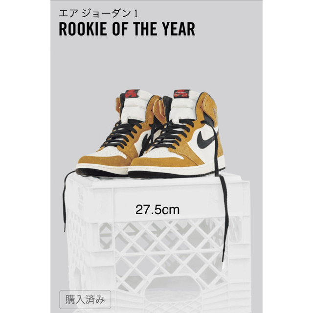 NIKE(ナイキ)のAir Jordan 1 rookie of the year メンズの靴/シューズ(スニーカー)の商品写真