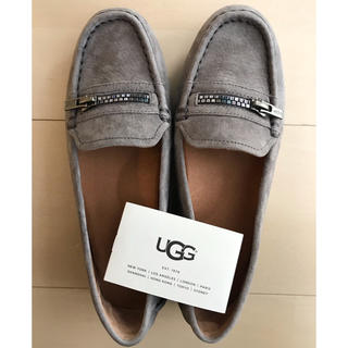 アグ(UGG)のUGG 23cm グレイ(ローファー/革靴)