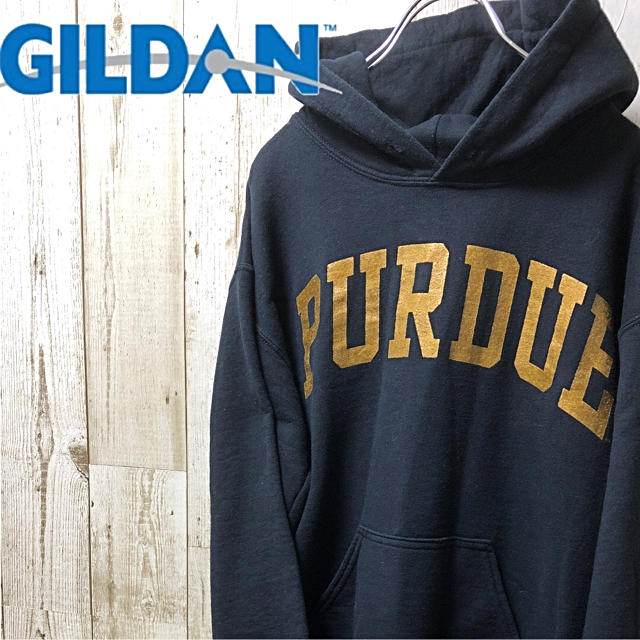 GILDAN(ギルタン)の【激レア】90s GILDAN パデュー大学 カレッジ パーカー アメカジ S メンズのトップス(パーカー)の商品写真