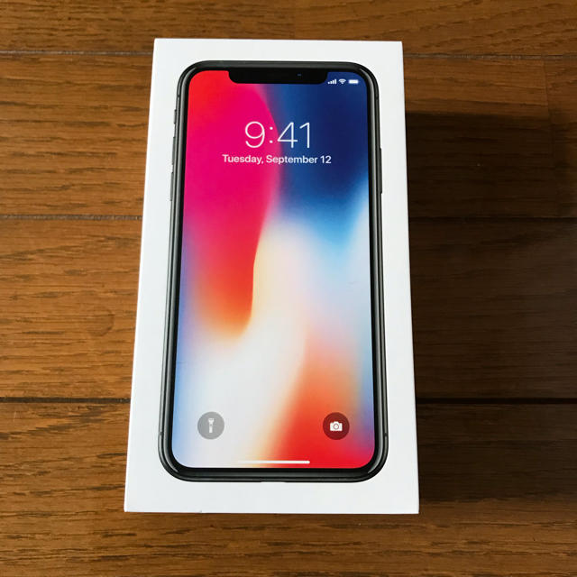 Apple - 【新品】国内版SIMフリー iPhone X 64GBスペースグレイ 未開封