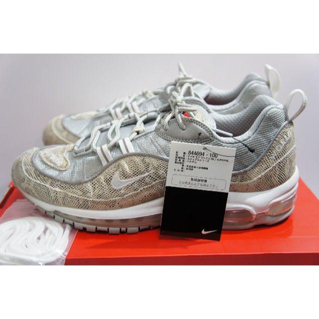 正規16SS Supreme×NIKE AIR MAX 98スニーカー730I