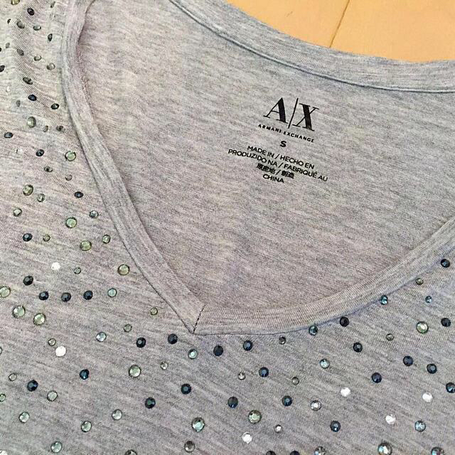 ARMANI EXCHANGE(アルマーニエクスチェンジ)のARMANI☆キラキラTシャツ レディースのトップス(Tシャツ(半袖/袖なし))の商品写真