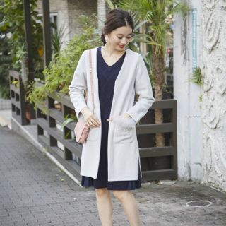 トッコ(tocco)のtocco♡ファービジュー付きコーディガン(ロングコート)