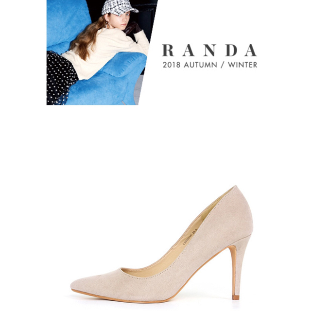 RANDA(ランダ)のRANDA ポインテッドトゥハイヒールパンプス♡24cm レディースの靴/シューズ(ハイヒール/パンプス)の商品写真