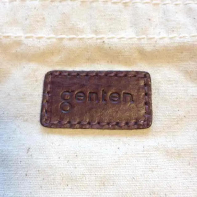 genten(ゲンテン)のgenten (ゲンテン) 非売品エコバッグ 中サイズ　美品 レディースのバッグ(エコバッグ)の商品写真